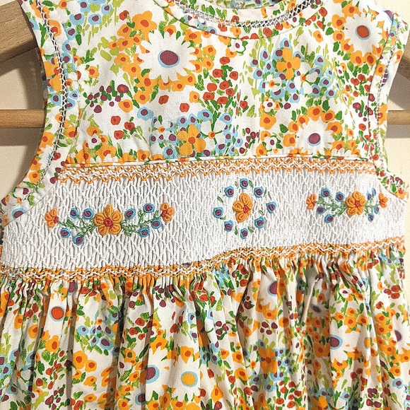 Sarah Louise England Hand Smocked Dress - Picture 1 of 6